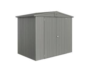 Biohort Europa 3 abri de jardin 244x156x203 cm métal gris quartz métallique