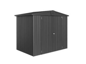 Biohort Europa 3 tuinhuis 244x156x203 cm metaal donkergrijs metallic