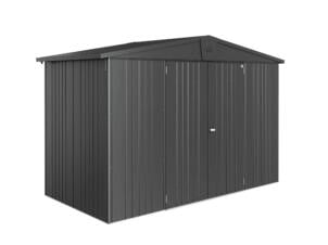 Biohort Europa 4A abri de jardin 316x156x209 cm métal gris foncé métallique