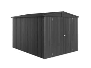 Biohort Europa 6 abri de jardin 224x300x203 cm métal gris foncé métallique