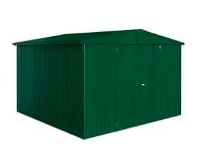 Biohort Europa 7 abri de jardin 316x300x209 cm métal vert foncé