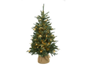 Everton Brulap sapin de Noël artificiel 91cm 50 lampes