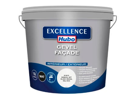 Hubo Excellence gevelverf façade 5l signaal wit 1