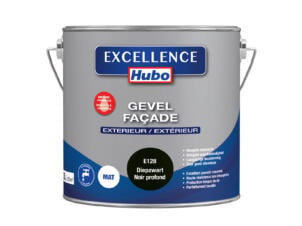 Hubo Excellence gevelverf mat 2,5l diepzwart