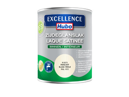 Hubo Excellence laque satin 0,75l blanc perle 1