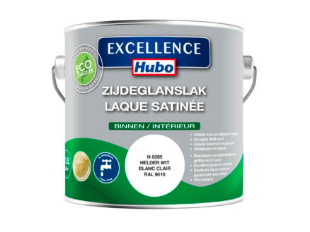 Hubo Excellence laque satin 2,5l blanc clair 1