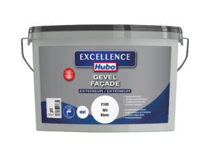 Hubo Excellence peinture façade mat 5l blanc