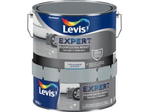 Levis Expert Floor Extra Resist vloerverf zijdeglans 2,5l parelgrijs