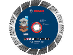Bosch Professional Expert MultiMaterial diamantschijf bouw 230x2,4x22,3 mm