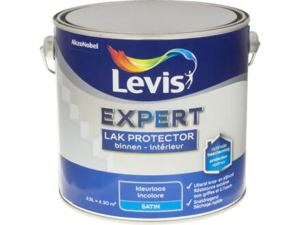 Levis Expert Protector lak binnen zijdeglans 2,5l kleurloos 1