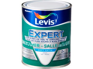 Levis Expert badkamerverf zijdeglans 1l wit