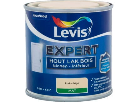 Levis Expert houtlak binnen mat 0,25l kurk 1