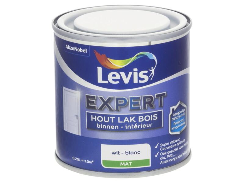 Levis Expert houtlak binnen mat 0,25l wit