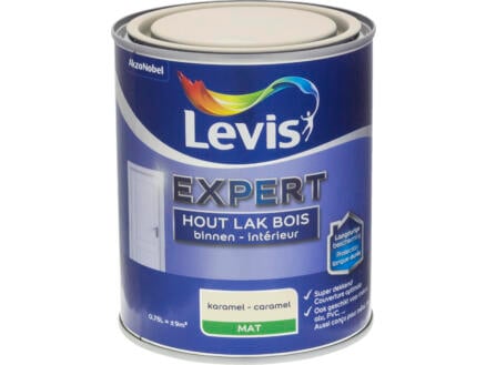Levis Expert houtlak binnen mat 0,75l karamel 1