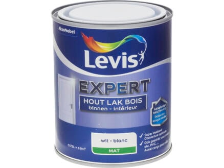 Levis Expert houtlak binnen mat 0,75l wit 1