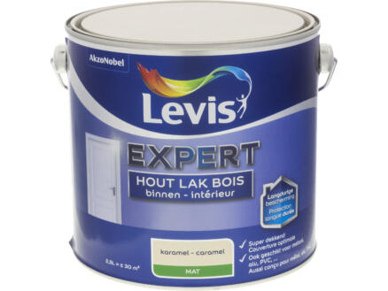 Levis Expert houtlak binnen mat 2,5l karamel 1