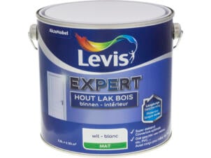Levis Expert houtlak binnen mat 2,5l wit