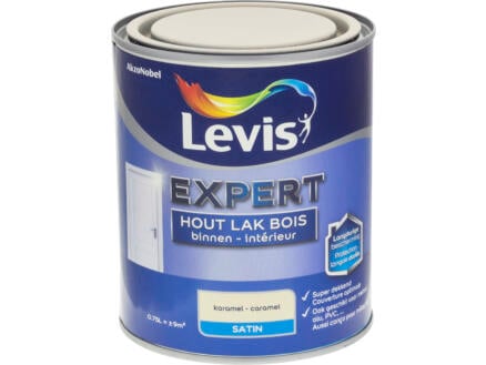 Levis Expert houtlak binnen zijdeglans 0,75l karamel 1
