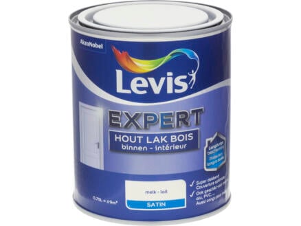 Levis Expert houtlak binnen zijdeglans 0,75l melk 1