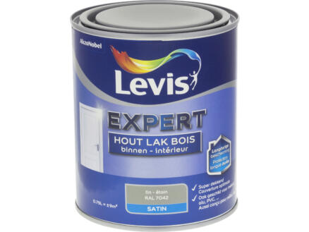 Levis Expert houtlak binnen zijdeglans 0,75l tin 1