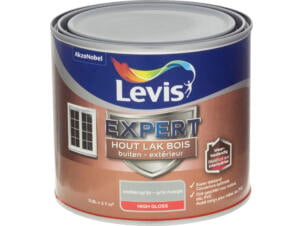 Levis Expert houtlak buiten hoogglans 0,5l wolkengrijs
