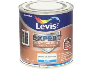 Levis Expert houtlak buiten zijdeglans 0,25l gebroken wit