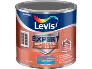 Levis Expert houtlak buiten zijdeglans 0,5l dolfijngrijs