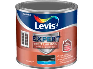 Levis Expert houtlak buiten zijdeglans 0,5l zwart