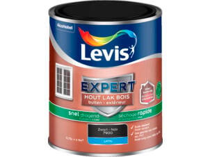Levis Expert houtlak buiten zijdeglans 0,75l zwart