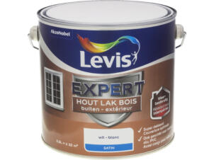 Levis Expert houtlak buiten zijdeglans 2,5l wit