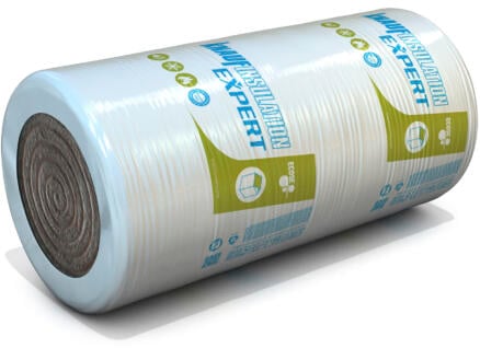 Knauf Insulation Expert isolation toiture laine de verre bride à clous 490x45x18 cm R4,5 2,205m², 1
