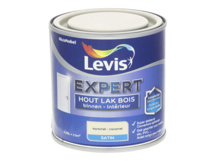 Levis Expert lak binnen zijdeglans 0,25l karamel 1