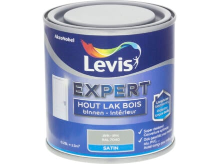 Levis Expert lak binnen zijdeglans 0,25l zink 1