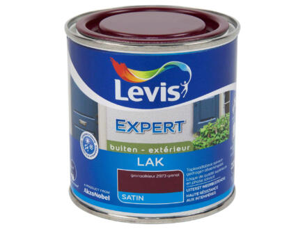 Levis Expert lak buiten zijdeglans 0,25l granaatkleur 1