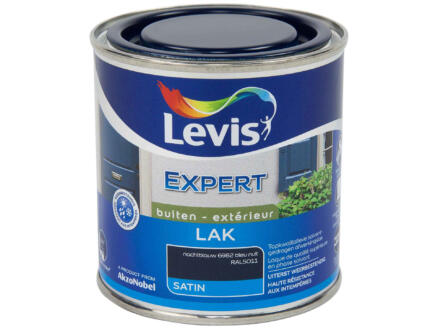 Levis Expert lak buiten zijdeglans 0,25l nachtblauw 1