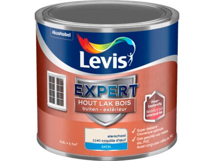 Levis Expert lak buiten zijdeglans 0,5l eierschaal 1