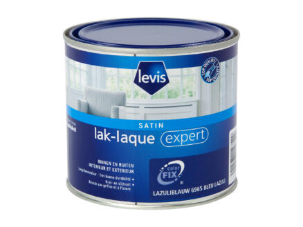Levis Expert lak buiten zijdeglans 0,5l lazuliblauw 1