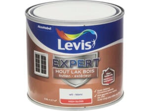 Levis Expert laque bois extérieur brillant 0,5l blanc