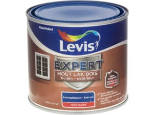 Levis Expert laque bois extérieur brillant 0,5l bleu roi