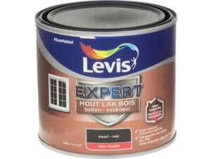 Levis Expert laque bois extérieur brillant 0,5l noir