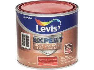 Levis Expert laque bois extérieur brillant 0,5l rouge signal