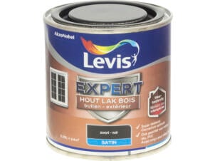 Levis Expert laque bois extérieur satin 0,25l noir