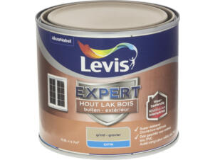 Levis Expert laque bois extérieur satin 0,5l gravier