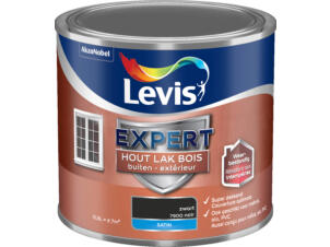 Levis Expert laque bois extérieur satin 0,5l noir