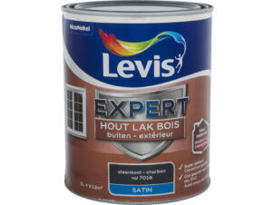 Levis Expert laque bois extérieur satin 1l charbon