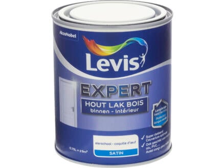 Levis Expert laque bois intérieur satin 0,75l coquille d'œuf 1