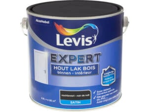 Levis Expert laque bois intérieur satin 2,5l noir de nuit