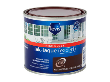 Levis Expert laque extérieur brillant 0,5l brun marron 1