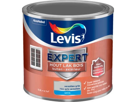 Levis Expert laque extérieur satin 0,5l gris Versailles 1