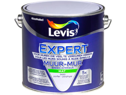 Levis Expert muurverf binnen mat 2,5l porfier 1